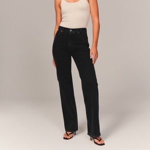 Abercrombie 90’s Relaxed Black Jeans